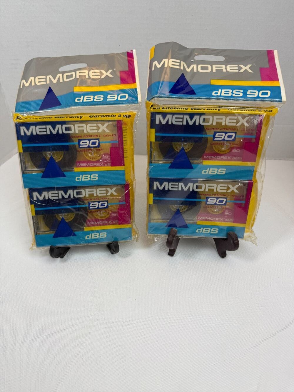 Memorex dBS 90 135m Normal Position Blank Cassette Tapes *New Old Stock
